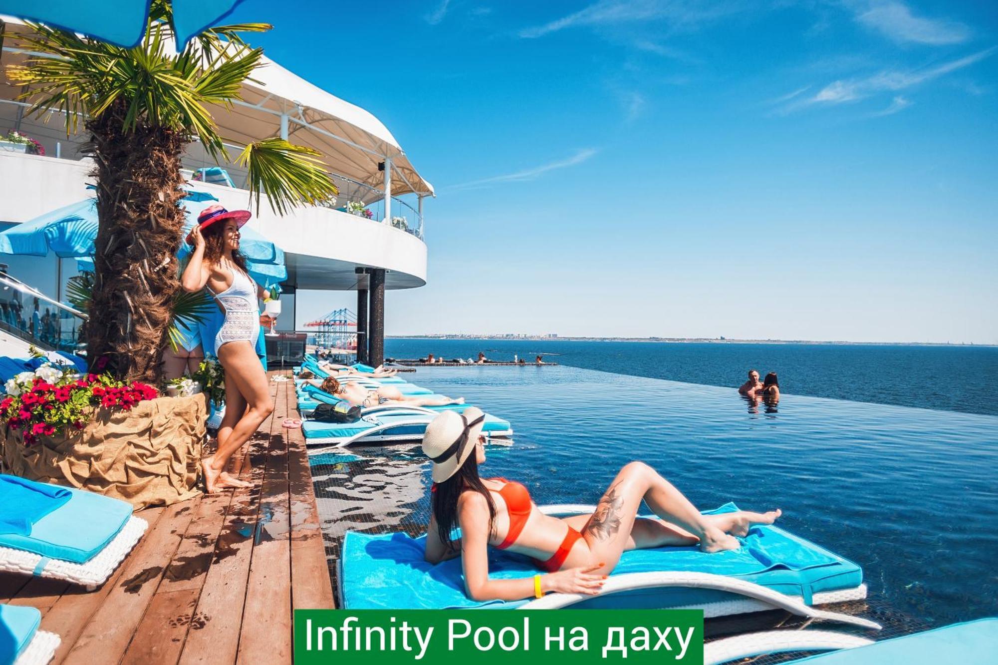 네모 호텔 리조트 앤 스파 오데사 외부 사진 Infinity pool at the Black Sea